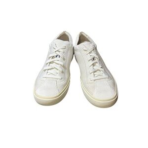 Rothy's The Lace up Sneakers in Bright White Women's 10